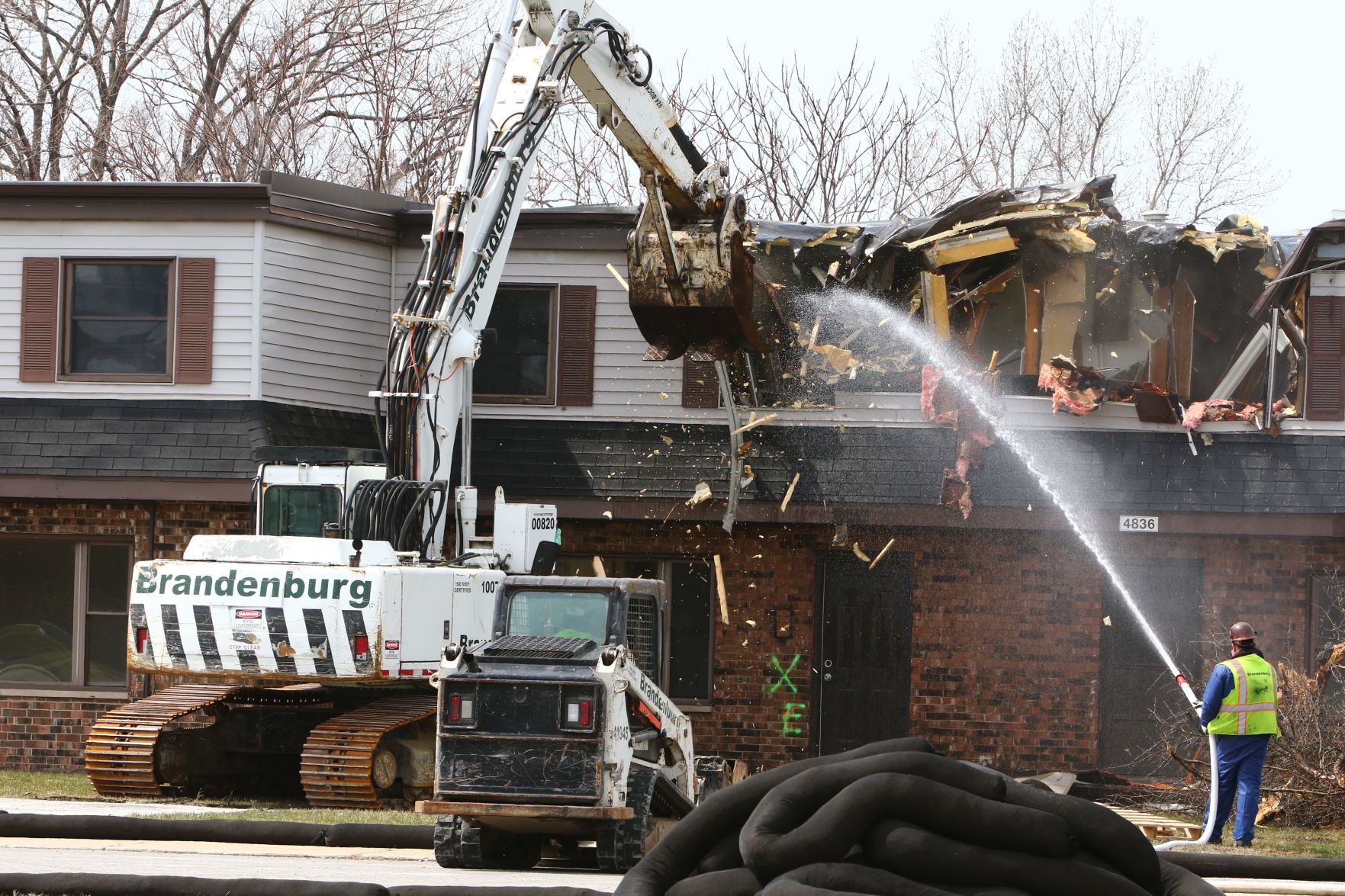 Gallery: Demolition begins on West Calumet Housing Complex
